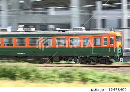 しなの鉄道169系電車流し撮り 12478402