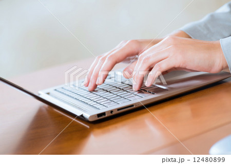business woman working with laptop 12480899