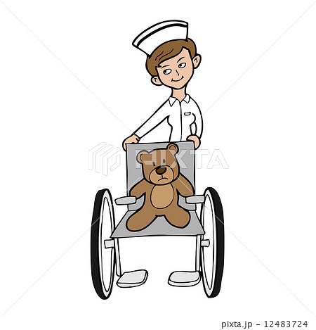 Nurse wheel chair bear Nurse wheel chair bear 12483724