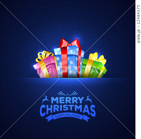 Colorful gift boxes with bows Colorful gift boxes with bows 12484375