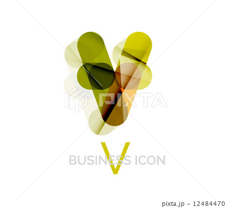Minimal font or letter logo design 12484470