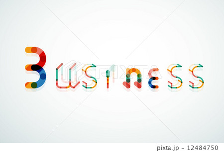 Business word keyword font Business word keyword font 12484750