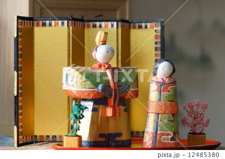 雛人形 一刀彫 奈良県高取町 雛人形 一刀彫 奈良県高取町 12485380