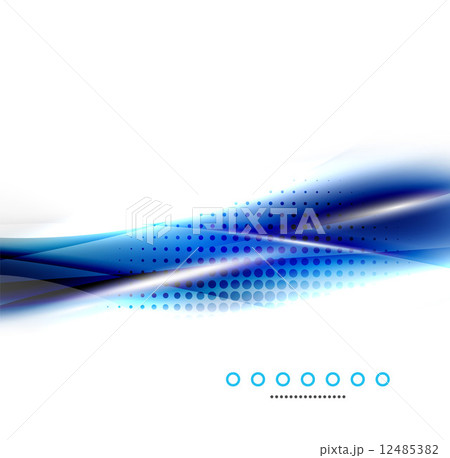 Abstract background, blue wave business template 12485382