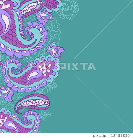 paisley background and place for your text 12485830