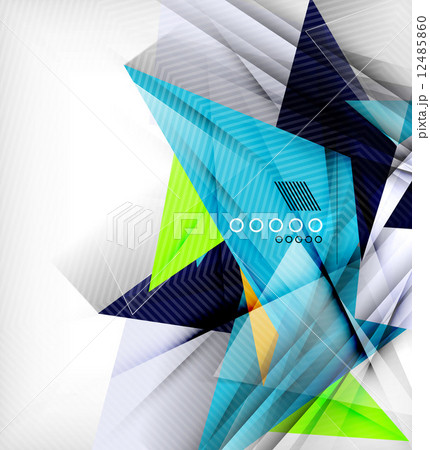 Color triangles, unusual abstract background Color triangles, unusual abstract background 12485860
