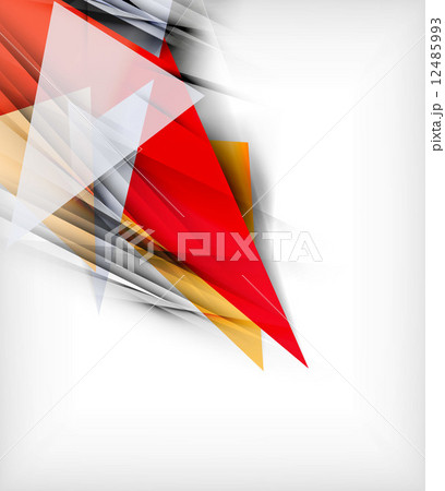 Color triangles, unusual abstract background 12485993