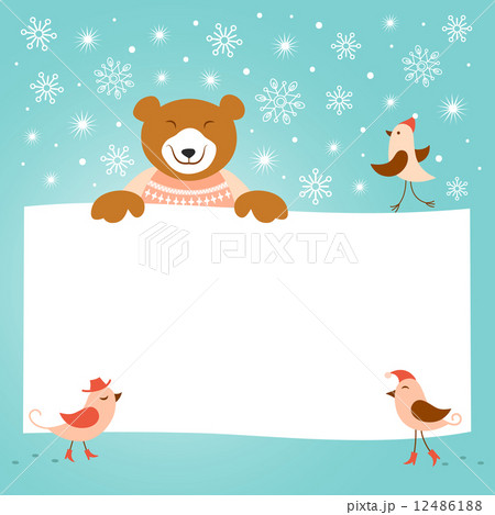Christmas and new year greeting card 12486188