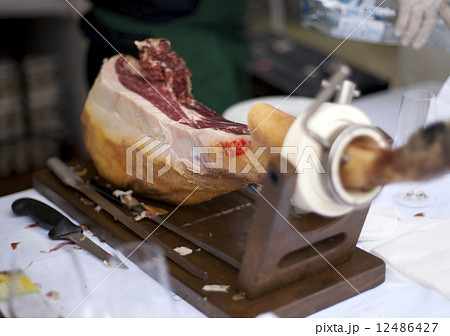 Jamon iberico (prosciutto) ham 12486427