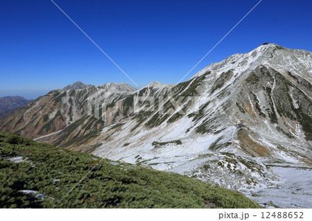 立山の縦走路と剱岳 12488652