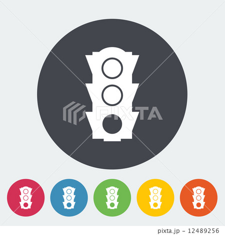 Traffic light icon. 12489256