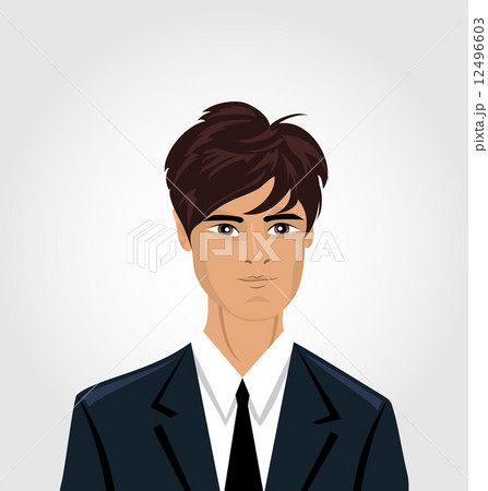 Front face portrait avatar office manager Front face portrait avatar office manager 12496603