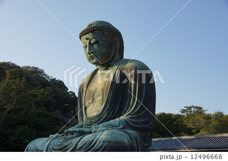 鎌倉大仏の横側から 12496668