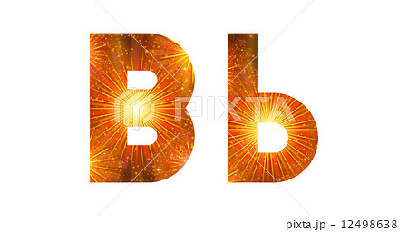 Set of letters, firework, B Set of letters, firework, B 12498638