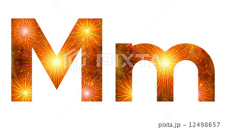 Set of letters, firework, M 12498657