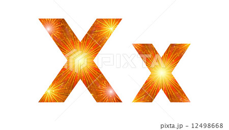 Set of letters, firework, X 12498668