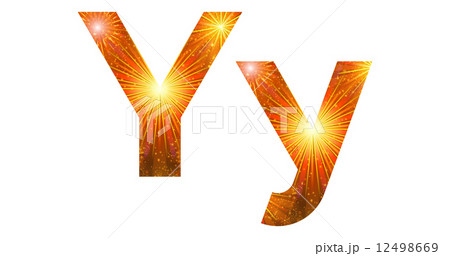 Set of letters, firework, Y 12498669