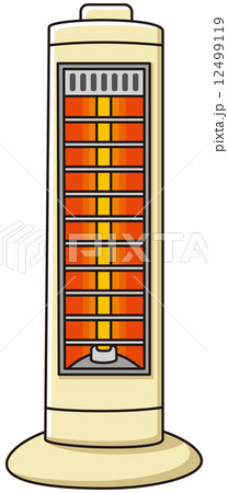 カーボンヒーターのイラスト素材