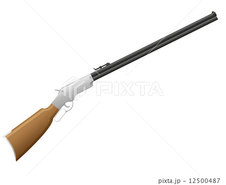rifle the wild west vector illustration 12500487