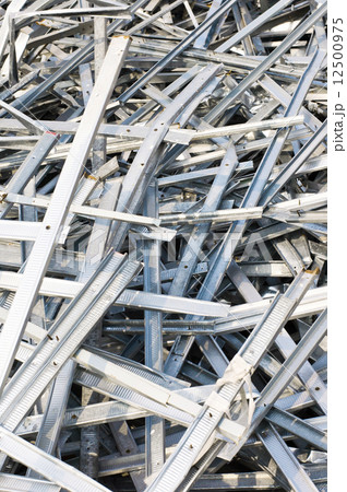 Pile of metal scrap 12500975