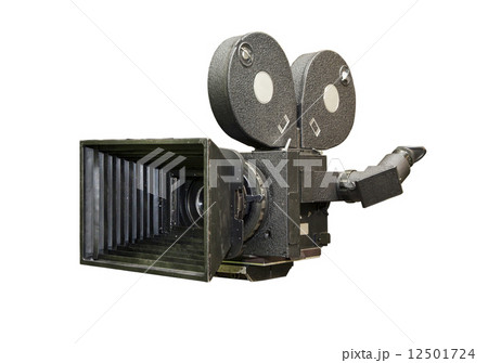 Old film movie camera Old film movie camera 12501724