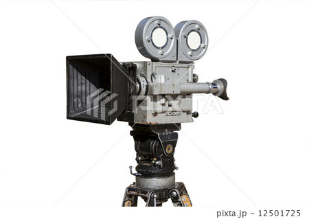 Old film movie camera Old film movie camera 12501725