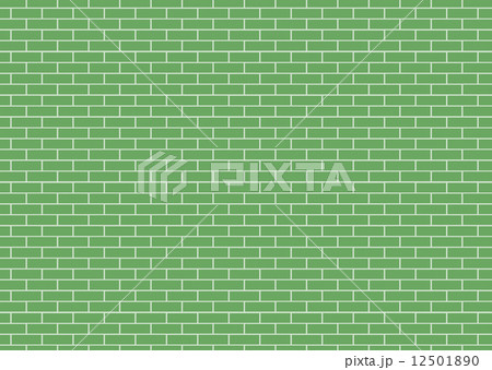 緑色のタイルの背景イラストのイラスト素材