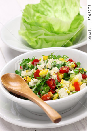 豆腐と野菜のレタス包み 12502273
