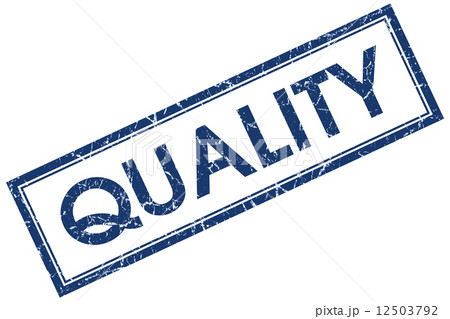 Quality blue square grungy stamp isolated on white background 12503792