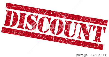 Discount red grunge stamp 12504641