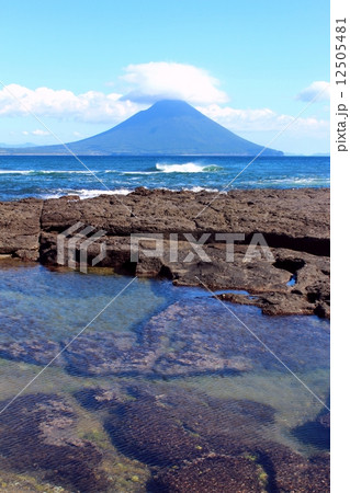 番所鼻自然公園  薩摩富士が見える風景 12505481