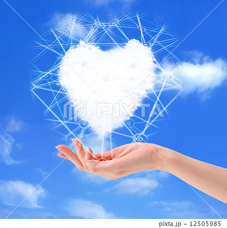 手の上のクラウドコンピューティング 手の上のクラウドコンピューティング 12505985
