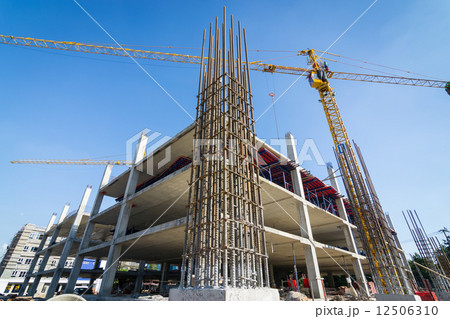 cement prop in building construct site 12506310