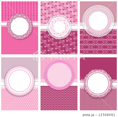 Set of vertical invitation cards (for Birthday, Wedding, Baby sh 12508491