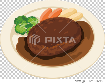 料理＿ハンバーグ 12508698