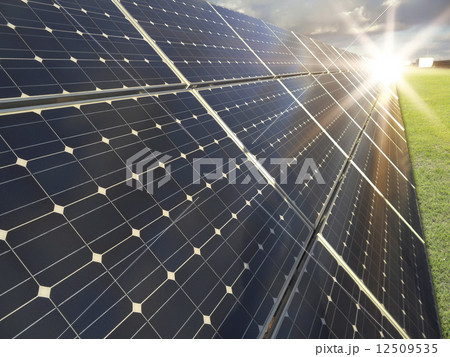 Solar power station - photovoltaics Solar power station - photovoltaics 12509535