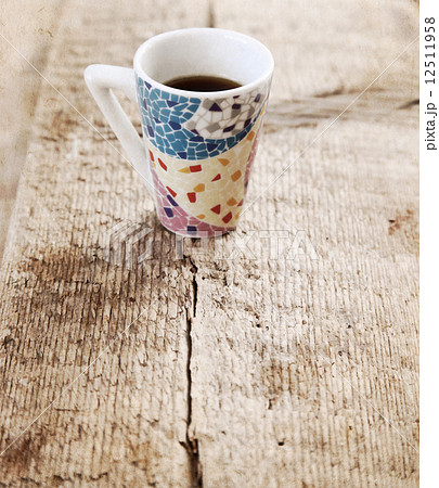 Artwork  in painting  style, cup of coffee 12511958