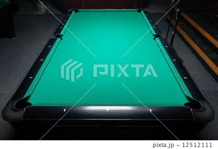 Table for billiards and ball top view Table for billiards and ball top view 12512111
