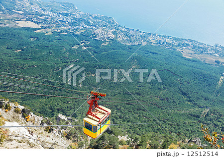 Cableway on Southern coast of Crimea Cableway on Southern coast of Crimea 12512514