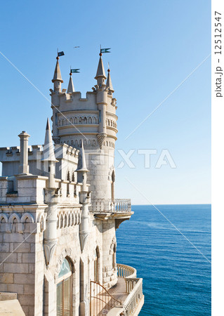 Blue sky and Swallow's Nest palace, Crimea 12512547