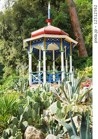 pavilion and cactus in Nikitsky Botanical Garden pavilion and cactus in Nikitsky Botanical Garden 12512562