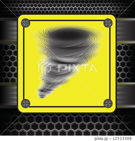 Hurricane warning sign 12513309