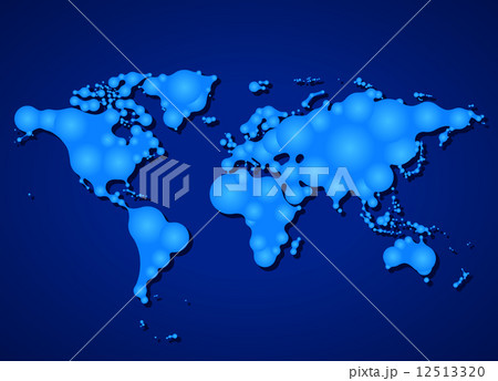 Vector metaball map 12513320