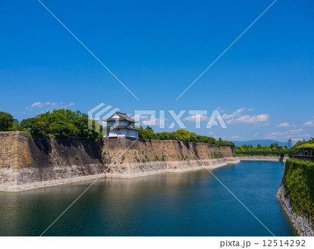 大阪城六番櫓と外濠 大阪城六番櫓と外濠 12514292