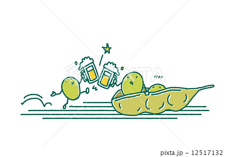 Tomatome And Beer Stock Illustration