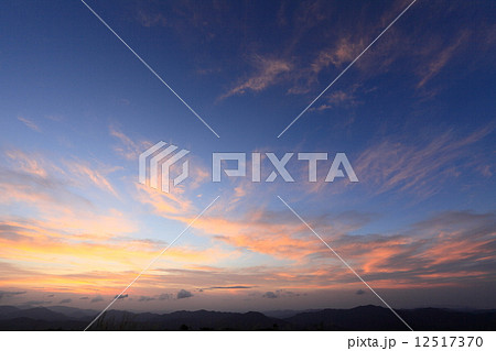 道後山から見た夕焼け 12517370