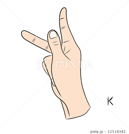 Sign language and the alphabet,The Letter K Sign language and the alphabet,The Letter K 12518382