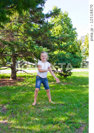 Dancing girl with sore knee Dancing girl with sore knee 12518870