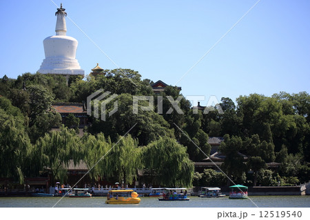 北京　北海公園　白塔 12519540