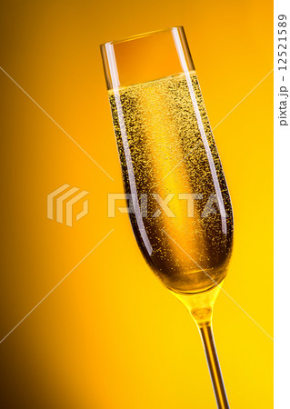 luxury glass of champagne 12521589